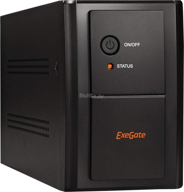 Источник бесперебойного питания ExeGate UNB-650.LED.AVR.EURO.RJ.USB EP285597RUS