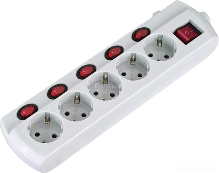 Удлинитель Electraline 62502 (1.5 м, белый)
