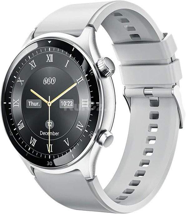 Умные часы QCY Watch Active GT (серебристый)