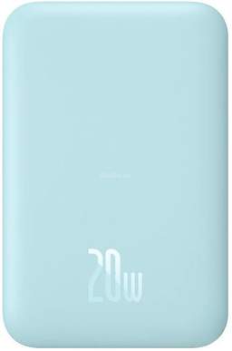 Внешний аккумулятор Baseus Magnetic Wireless PPCX020003 6000mAh (голубой)