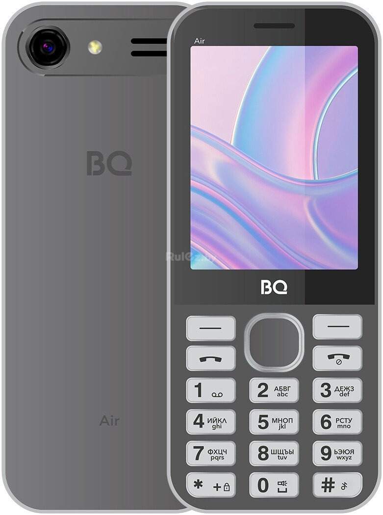 Кнопочный телефон BQ 2843 Air (темно-серый)