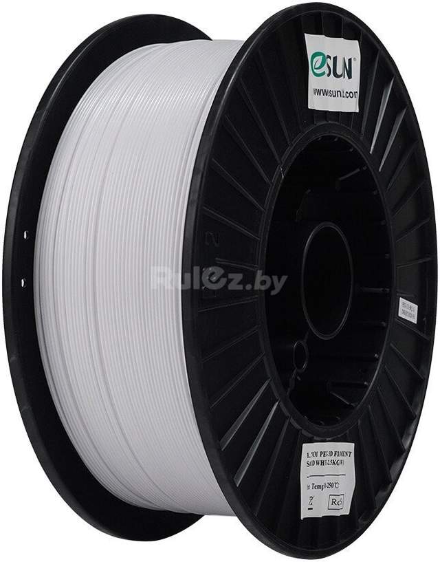 Филамент eSUN PETG PETG175W2.5B1 (1.75 мм, 2.5 кг, белый)