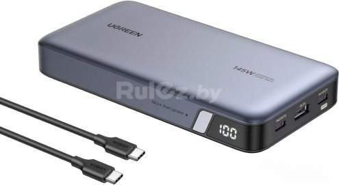 Внешний аккумулятор Ugreen PB205 25000mAh (серый)