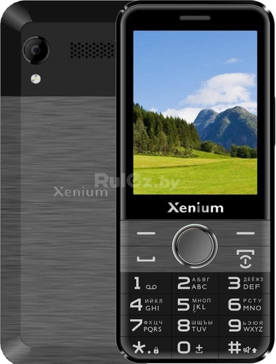 Телефон Xenium X800 (черный/серый)