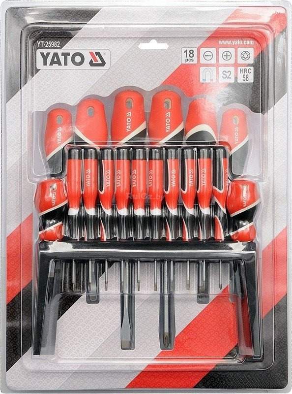 Набор отверток Yato YT-25982 (18 предмет)