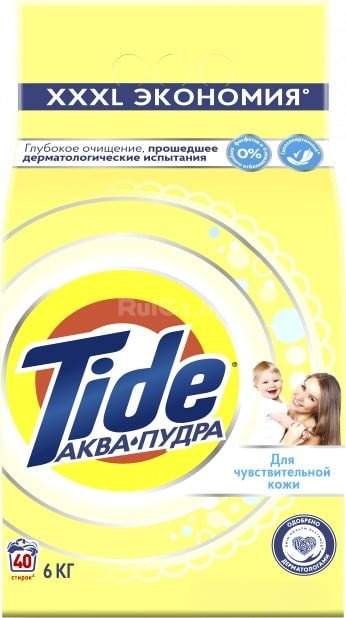 Стиральный порошок Tide Для чувствительной кожи (6 кг)