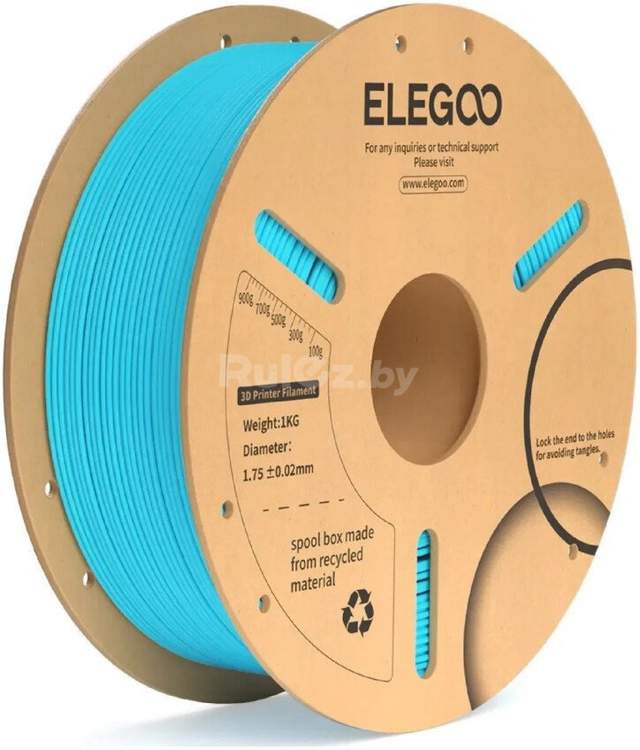Филамент Elegoo PLA+ (1.75 мм, 1 кг, небесно-голубой)