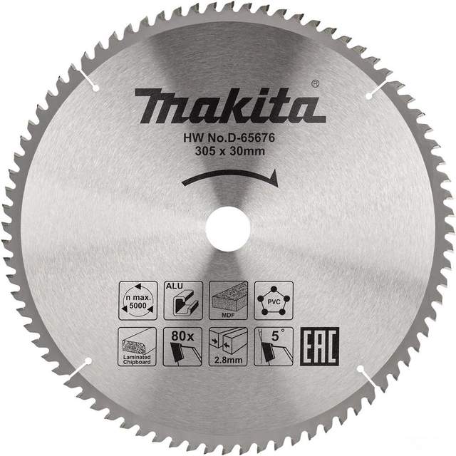 Пильный диск Makita D-65676