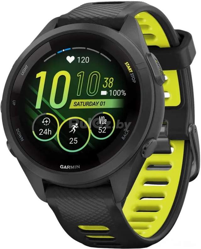 Умные часы Garmin Forerunner 265S 42 мм (черный/желтый) Garmin Forerunner 265S (черный/желтый)