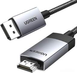 Кабель Ugreen DP119 15774 DisplayPort - DisplayPort (2 м, черный) Ugreen DP119 15774 DisplayPort - HDMI (2 м, черный)