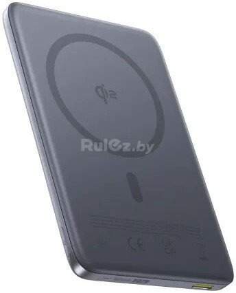 Внешний аккумулятор Baseus PicoGo AM41 Ultra-Slim Qi2 Magnetic Power Bank 10000mAh (серый)
