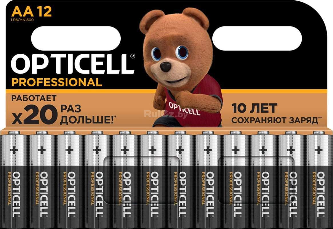 Батарейка Opticell Professional AA 5052005 (12 шт) Opticell Professional AA (12 шт)
