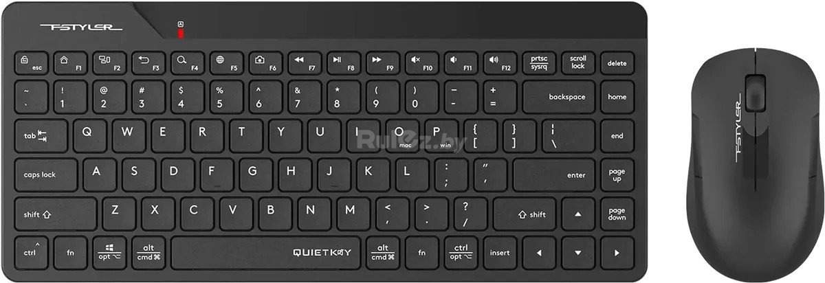 Офисный набор A4Tech Fstyler FG2200 Air2 (черный)