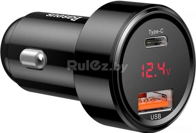 Автомобильное зарядное Baseus CCMLC20C-01