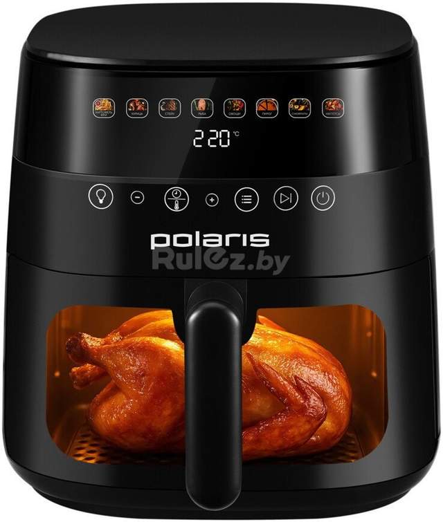Аэрогриль (аэрофритюрница) Polaris PAF 8003W Wi-Fi IQ Home (черный)