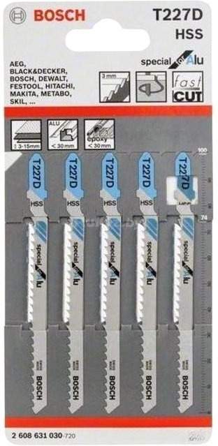 Набор оснастки Bosch 2608631030 (5 предметов)