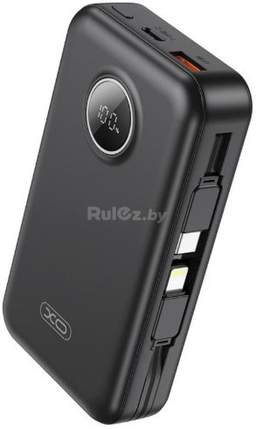 Внешний аккумулятор XO PR272 10000mAh (черный)