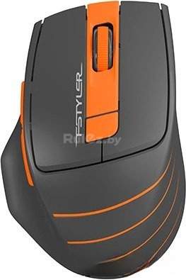 Мышь A4Tech Fstyler FG30 (черный/оранжевый)