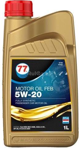 Моторное масло 77 Lubricants Motor Oil FEB 5W-20 1л