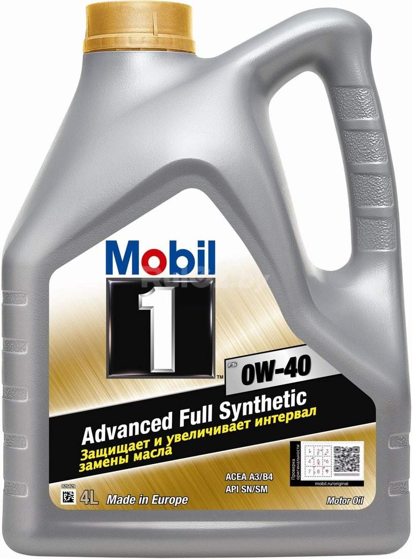 Моторное масло Mobil FS 0W-40 4л Mobil 1 FS 0W-40 4л