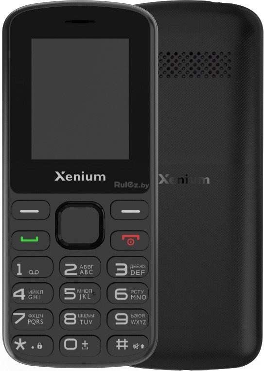 Кнопочный телефон Xenium X170 (черный)