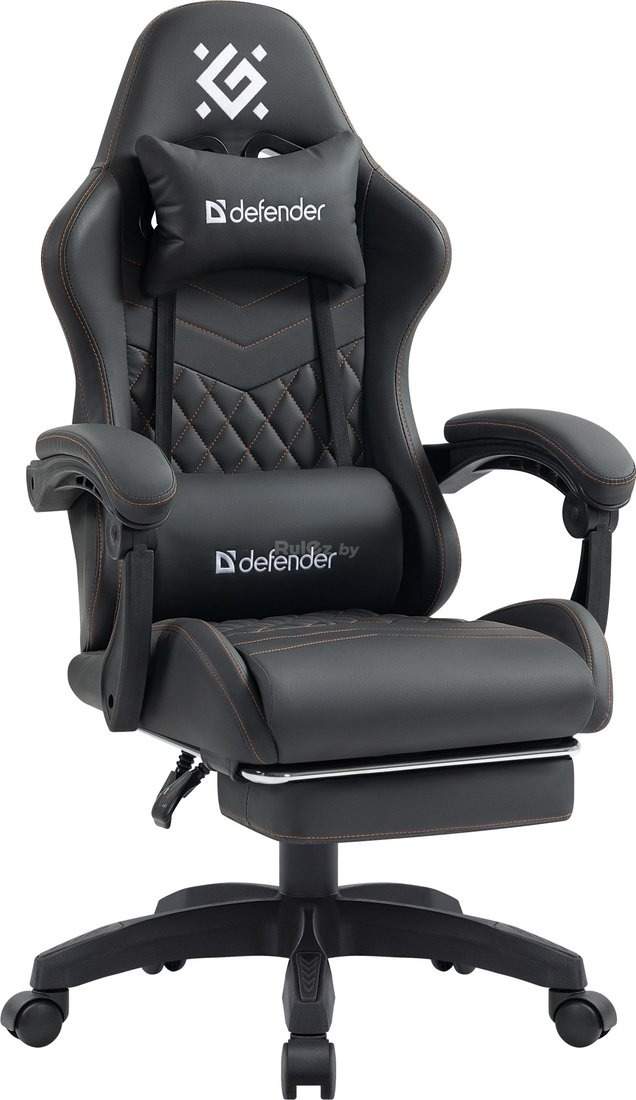 Игровое (геймерское) кресло Defender Bora (темно-серый)