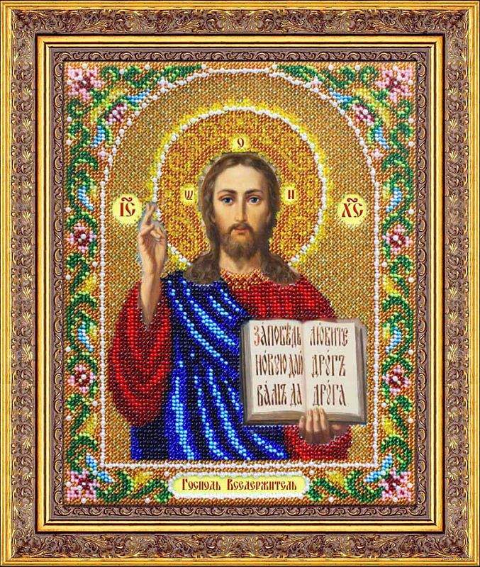 Вышивка бисером "Спас Вседержитель" (200х250 мм)