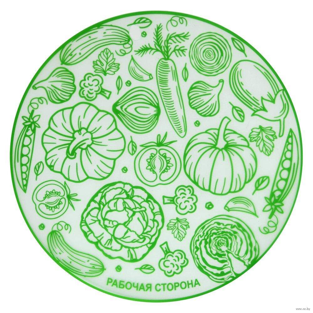 Доска разделочная "Овощи" (30 см)