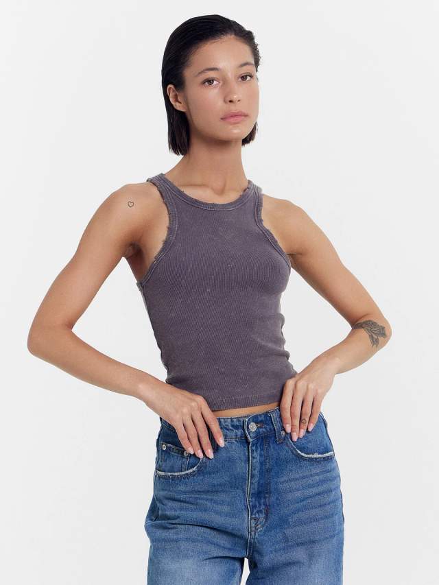 Топ женский в сером цвете Mark Formelle 24-ОБР29976Ц-1