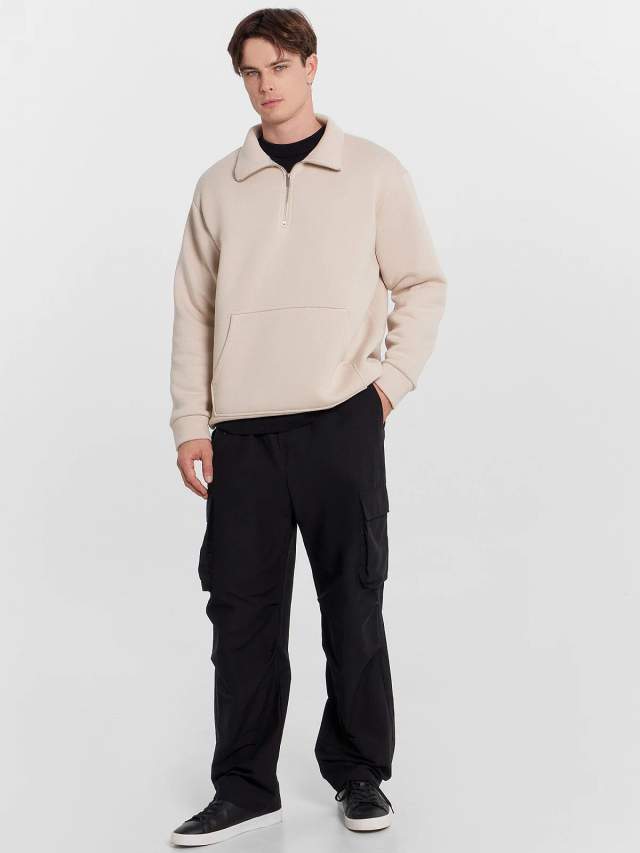Свитшот мужской в бежевом цвете Mark Formelle 24-3863Ц-7П
