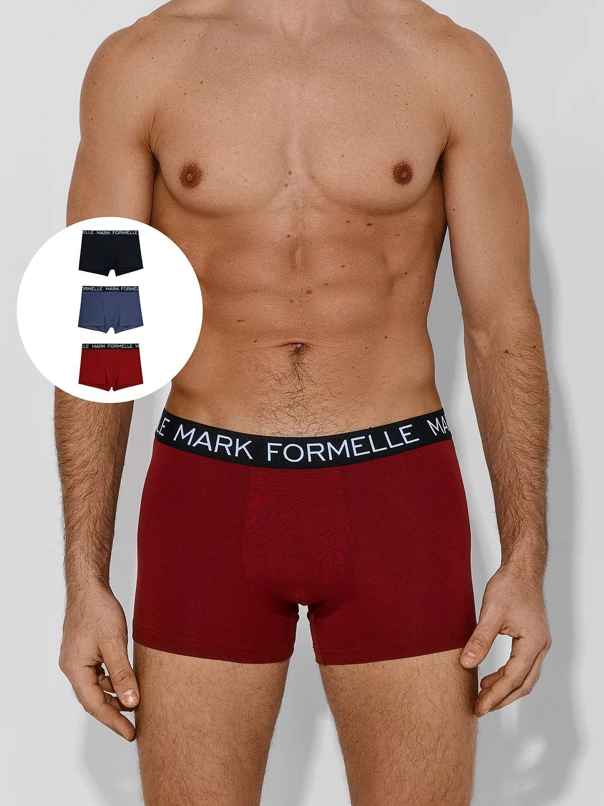 Трусы мужские (3шт) Mark Formelle 25-5560Ц-5