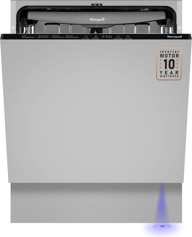 Машина посудомоечная встраиваемая WEISSGAUFF BDW 6038 D Inverter Autoopen