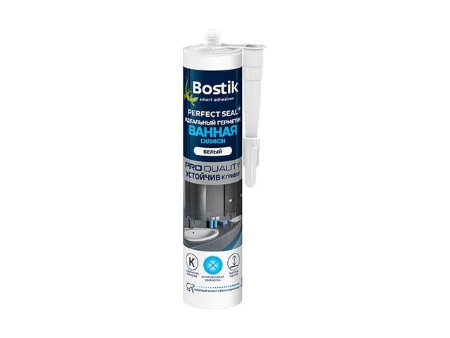 Герметик силиконовый для ванн Bostik Perfect Seal прозрачный 280мл
