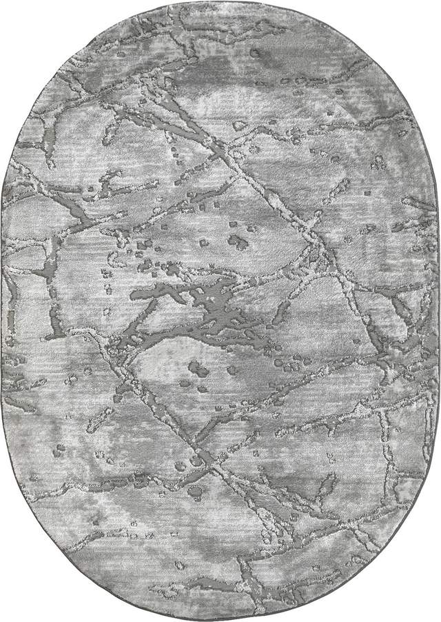 Ковер (1,2х1,7) EVA LZ191-LIGHT-GREY-OVAL