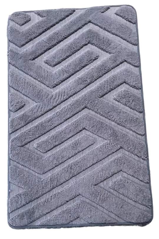Коврик универсальный HomeKO Jacquard 60х100см XC258147 Geometric серый