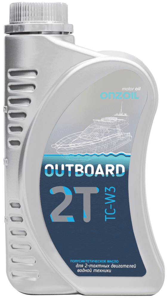 Масло моторное полусинтетическое ONZOIL OUTBOARD 2T 0,9 л