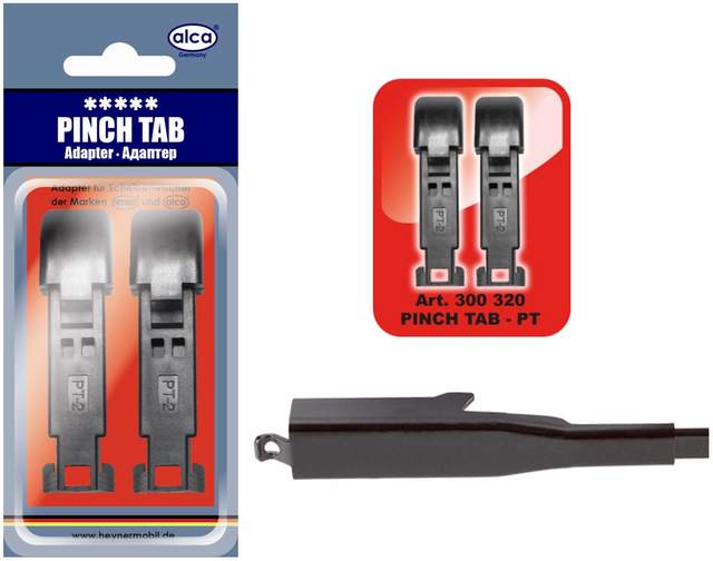 Адаптер для щетки стеклоочистителя Pinch Tab ALCA 300/32, 2 шт
