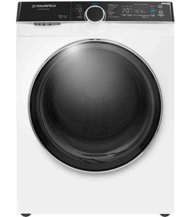 Стиральная машина с сушкой инвертором и паром MAUNFELD MFWM1486WH06
