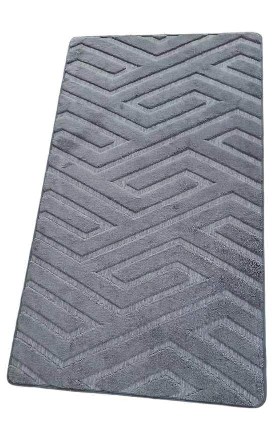 Коврик универсальный HomeKO Jacquard 90х150см XC258149 Geometric серый