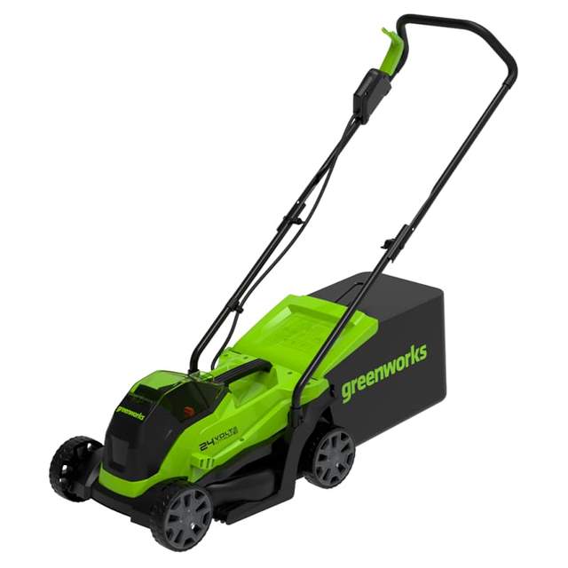 Газонокосилка акк.Greenworks 2516107UA (24V,33см) бесщеточная 1хАКБ 2Ач, ЗУ