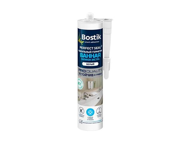Герметик силиконовый для ванн Bostik Perfect Seal экстра прозрачный 280мл