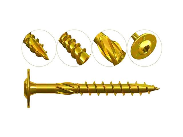 Саморез конструкционный пресс-шайба 6,0х 80 (15шт) TORX 30 Fixhaus