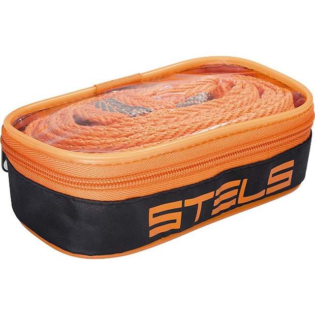 Трос буксировочный 7 тонн, 2 крюка, сумка на молнии Stels