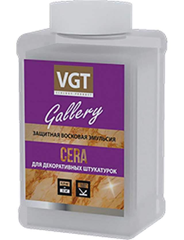 Эмульсия восковая защитно-декоративная VGT GALLERY 0,9 кг
