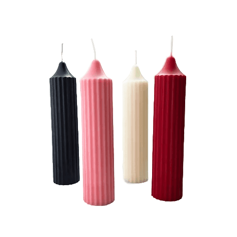 Набор свечей Fluted Art&Home 15х3 см (4 шт), арт. ST315