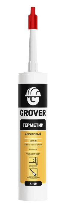 Герметик акриловый Grover A 100, 300 мл