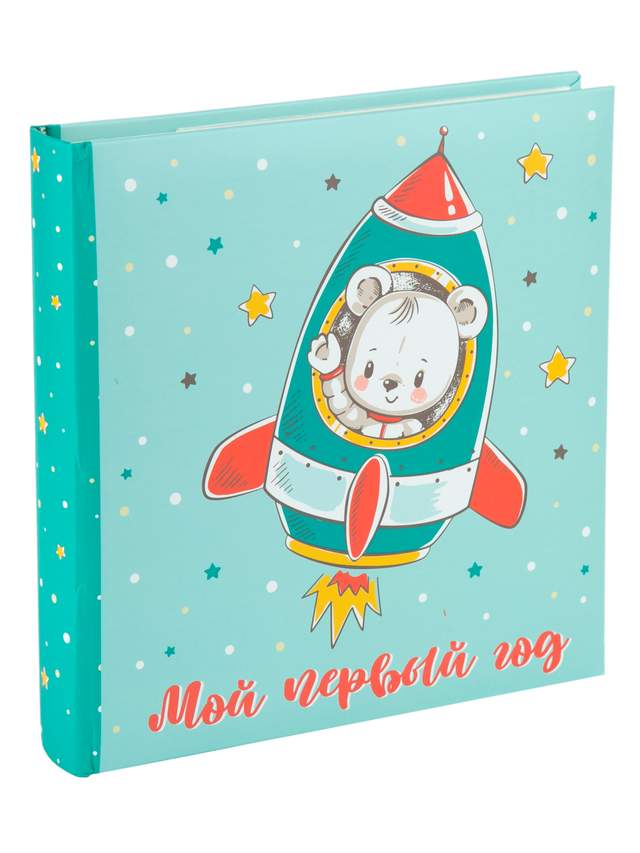 Фотоальбом "КОСМОНАВТ" на 120 фотографий, 30 листов, 3х22х22см, арт.81306