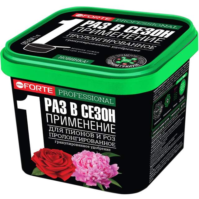 Удобрение д/пионов и роз "Bona Forte", 1л