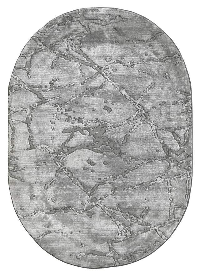 Ковер (2х3) EVA LZ191-LIGHT-GREY-OVAL