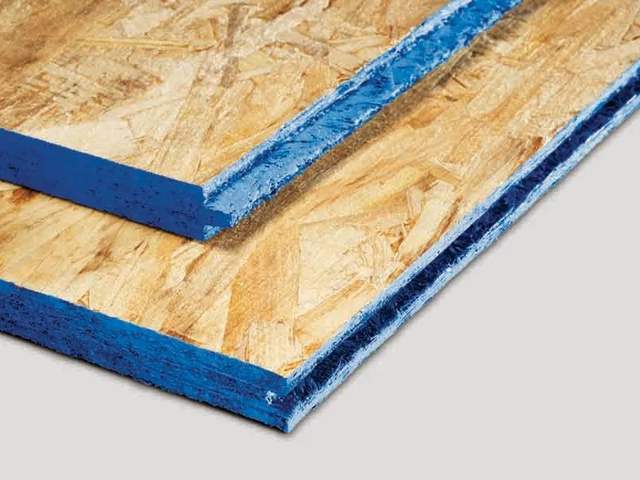 Плита OSB B-Quality 18х2435х1206 шип-паз